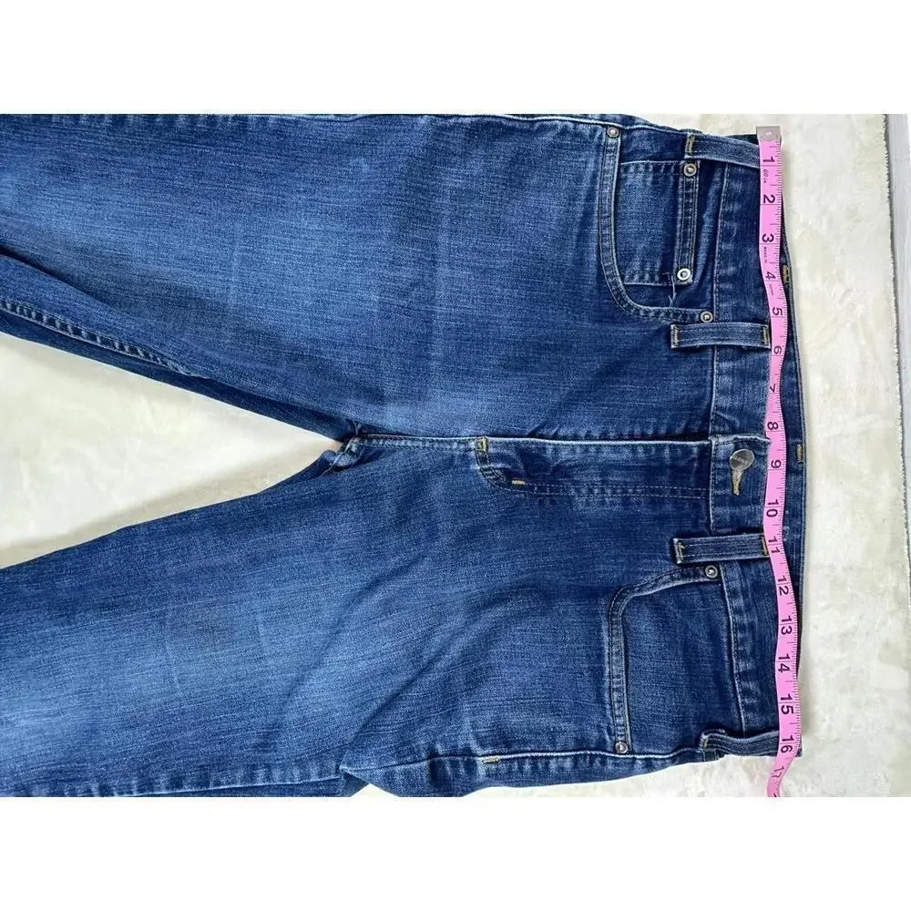 Carhartt Straight Fit Jeans Men’s 33x32.5 Workwear Blue Denim